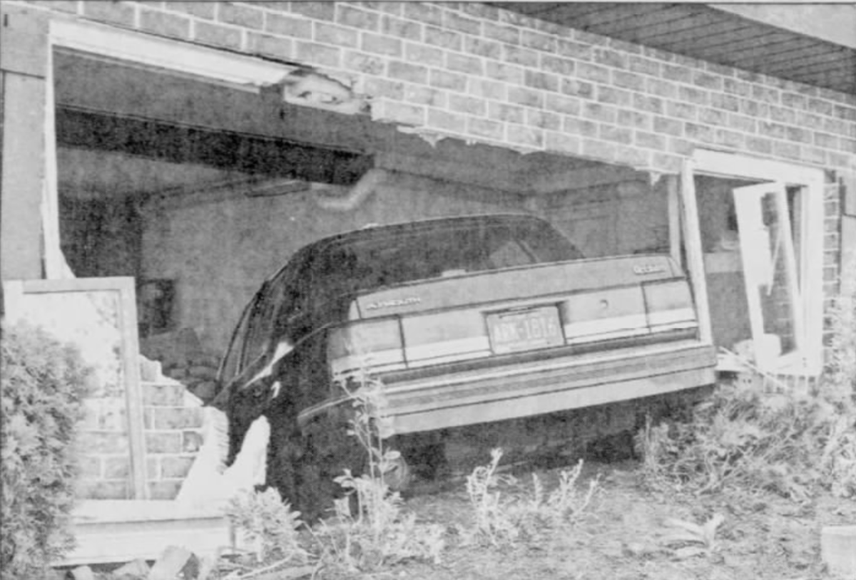 Car into home, 1995